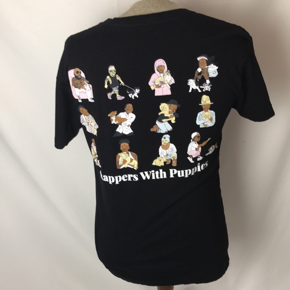Dog limited rappers with puppies Sz M
